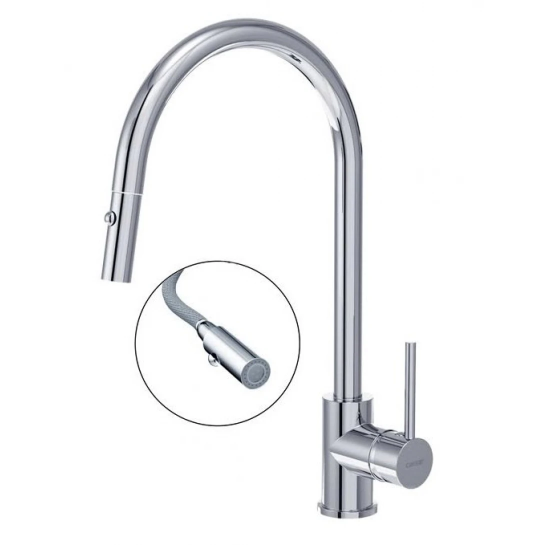 Vòi Rửa Chén Lạnh CAESAR K079C Rút Dây Gắn Chậu