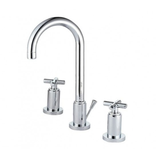 Vòi Lavabo COTTO CT238YC20 Cross Nóng Lạnh Chậu 3 Lỗ