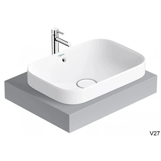 Chậu Rửa Lavabo Viglacera V27 Đặt Bàn