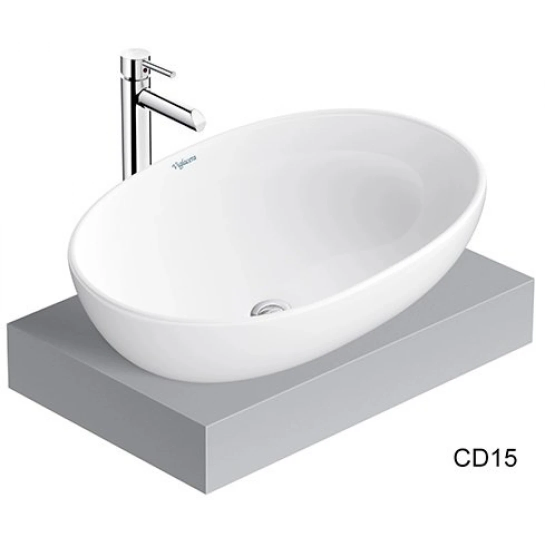Chậu Rửa Lavabo Viglacera CD15 Đặt Bàn