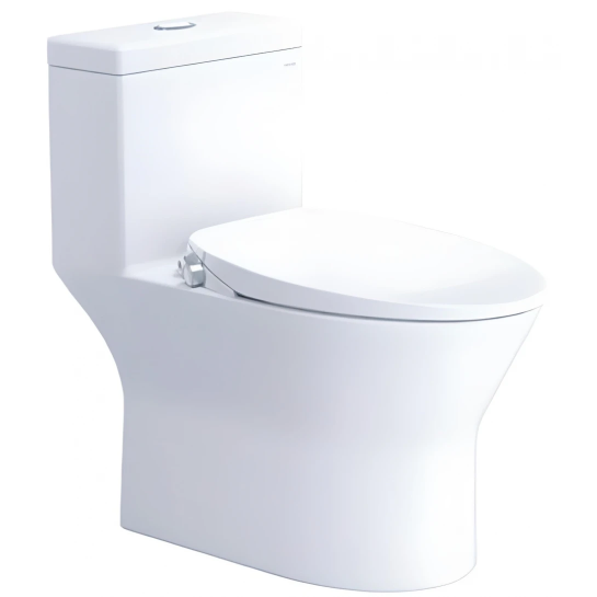 Bồn Cầu Nắp Rửa Cơ CAESAR C1374F/TAF060 1 Khối