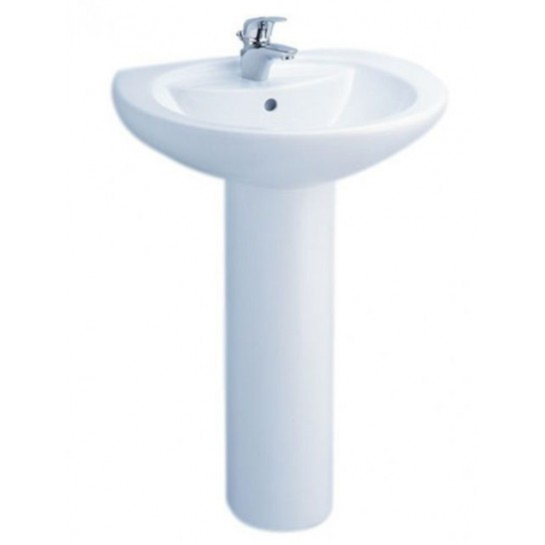 Chậu Lavabo COTTO C0107/C411 Chân Dài Alice