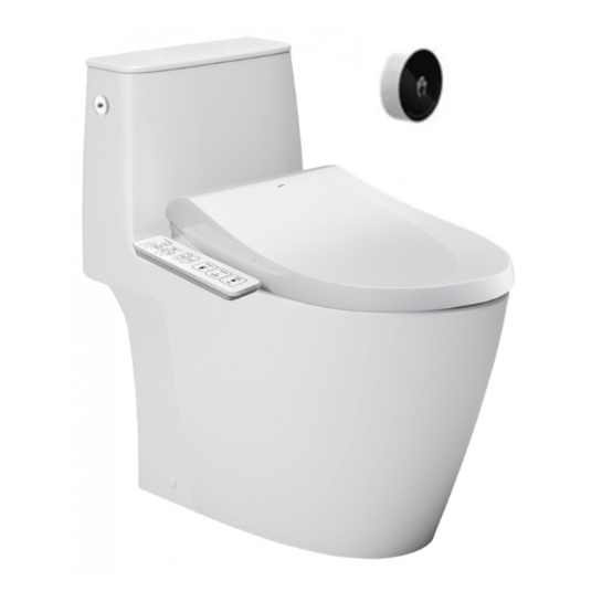 Bồn Cầu INAX ACT-902/CW-H18VN Nắp Điện Tử Xả Cảm Ứng