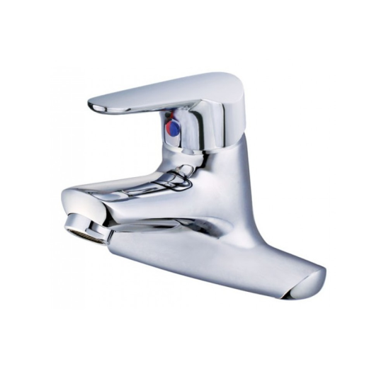 Vòi Lavabo Caesar B122CU Nóng Lạnh Kèm Xả Nhấn 3 Lỗ