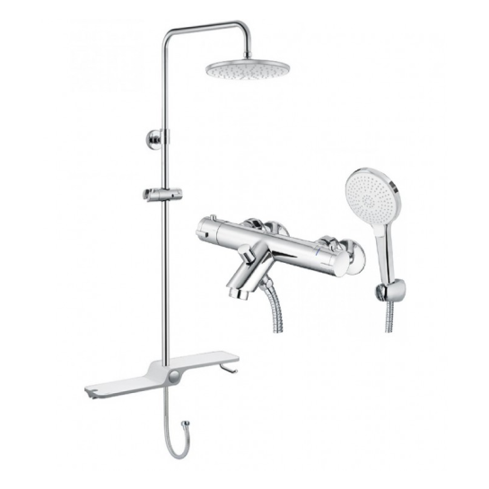 Bộ Vòi Sen Cây Caesar TS617/BS126 Nhiệt Độ