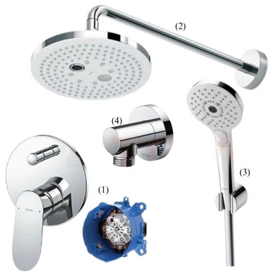 Sen Tắm TOTO TBG01304BA TBW01004A TBW01010V Âm Tường