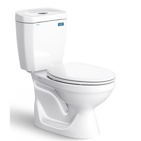 Bồn Cầu Viglacera VI88 2 Khối Xả Nhấn Nắp Êm V1102E