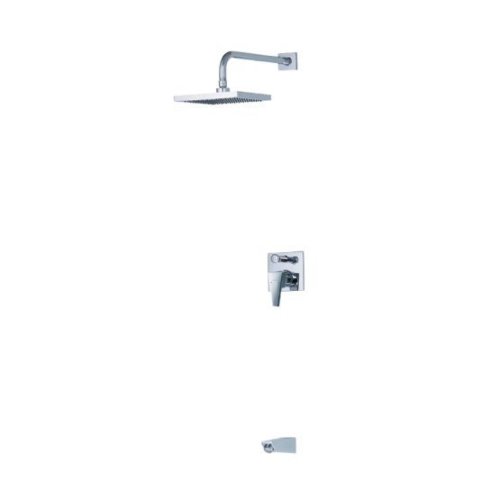 Vòi Sen Âm Tường CAESAR BS644 Nóng Lạnh