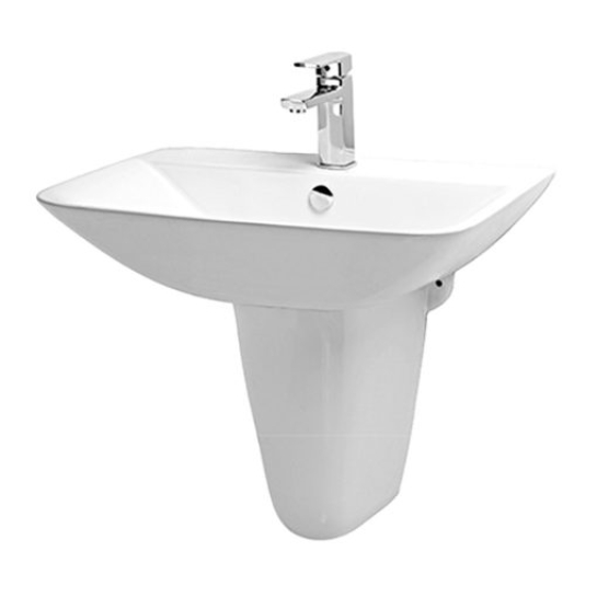 Chậu Rửa Lavabo Caesar Kèm Chân Treo L2365/P2443