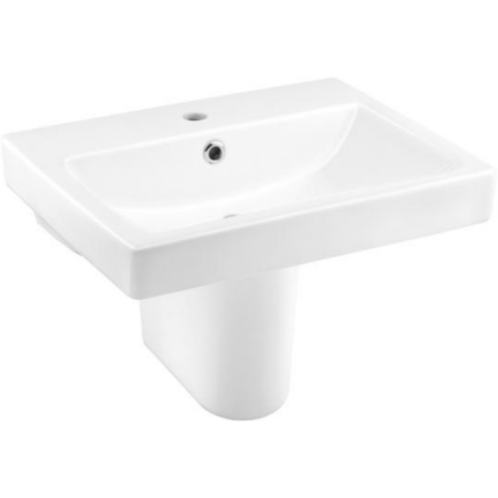 Chậu Lavabo treo tường COTTO C0156/C420 Chân Ngắn
