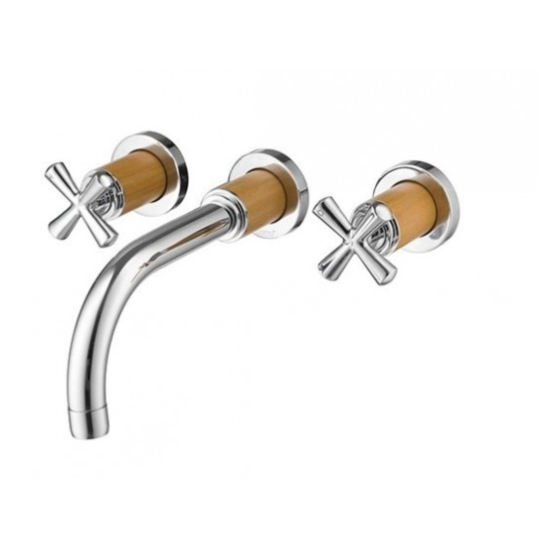 Vòi Lavabo COTTO CT237C34WD Remeniscences Nóng Lạnh Gắn Tường