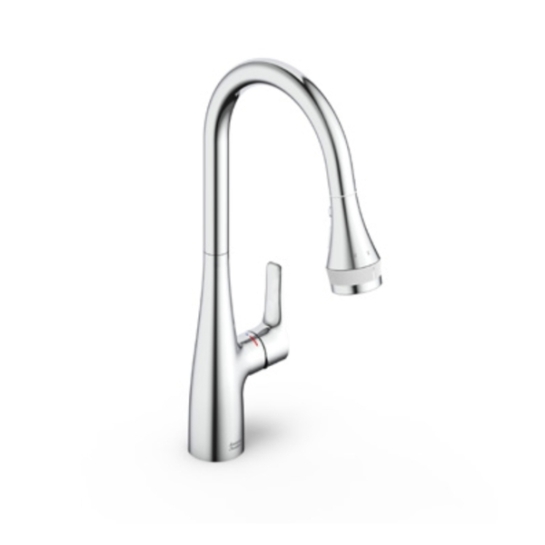 Vòi Rửa Chén American Standard 1009150000 Nóng Lạnh Rút Dây Cynet