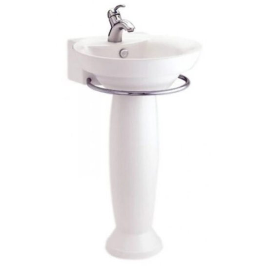 Chậu Rửa Lavabo COTTO C0285/C4285 Alpha Chân Dài