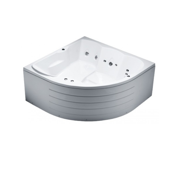 Bồn Tắm CAESAR MT5165 Massage Đôi Chân Yếm 1.67M