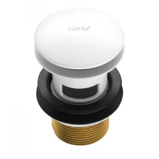 Nút Nhấn Lavabo COTTO CT677#WH(HM) Màu Vàng