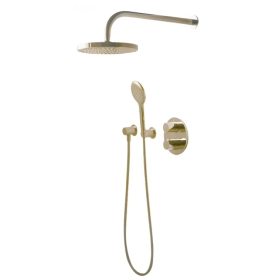 Sen Âm Tường Cotto CPF301H1H2#GR2 Nóng lạnh 2 Đường Nước Màu Vàng Quil