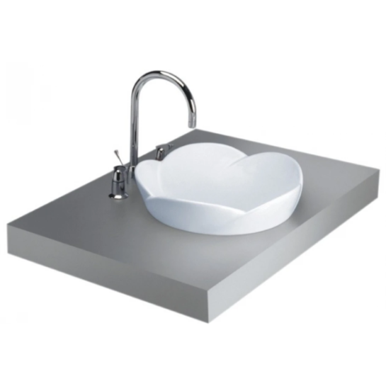 Chậu Rửa Mặt Lavabo COTTO C0240 Julia Bán Âm Bàn
