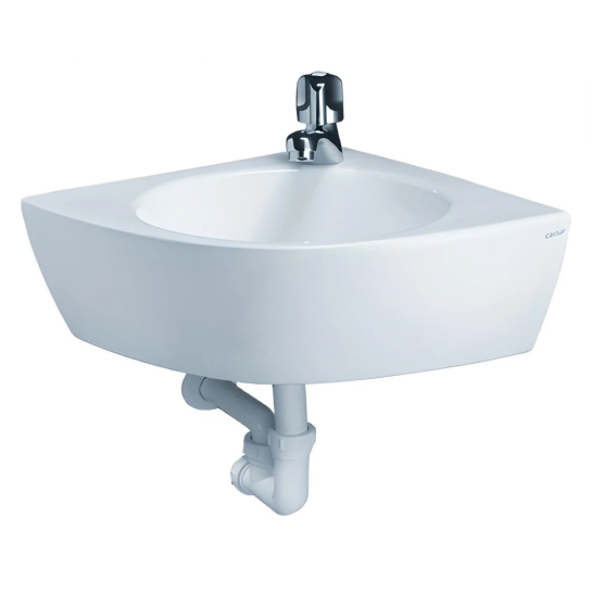 Chậu Rửa Lavabo CAESAR L2014 Góc Treo Tường