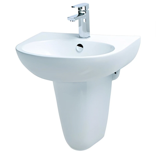 Chậu Lavabo Caesar Chân Ngắn L2152/P2443