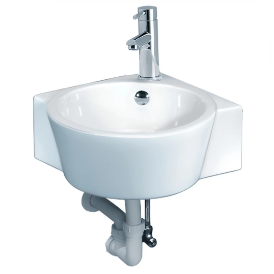 Chậu Rửa Lavabo Treo Góc CAESAR LF5238