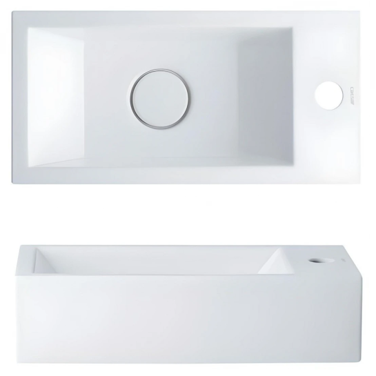 Chậu Rửa Mặt Lavabo CAESAR LF5239S Nhỏ Vòi Phải