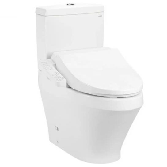 Bồn Cầu Điện Tử TOTO CS945PDW18 Nắp Rửa Washlet TCF23710AAA C2 Simple Thoát Ngang