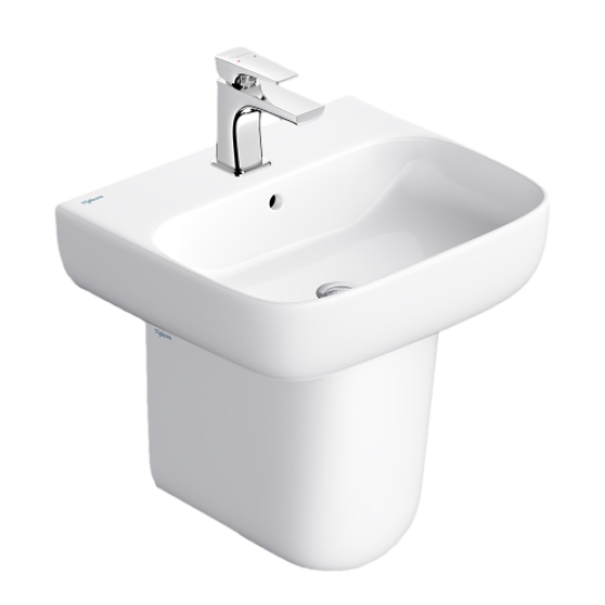 Chậu Rửa Lavabo Viglacera V23 Mekong Chân Ngắn