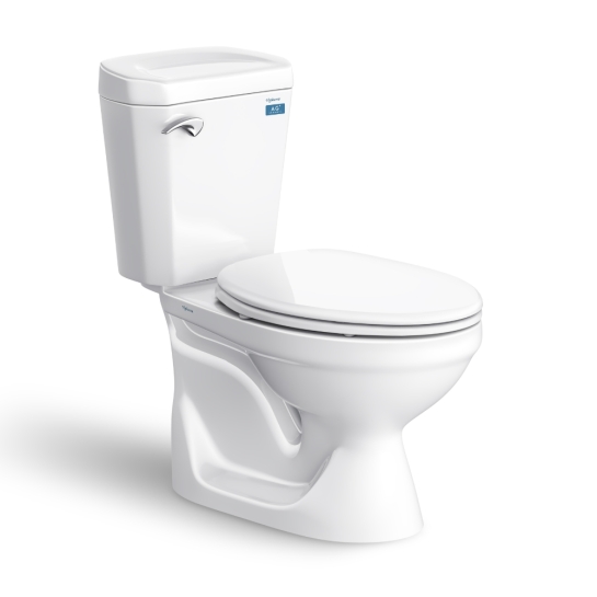 Bồn Cầu Viglacera VI77 2 Khối Nắp Thường V1102 Kèm Lavabo VTL2