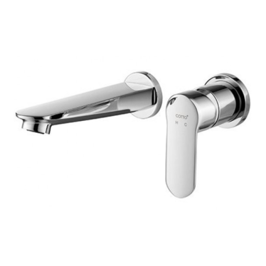 Vòi Lavabo COTTO CT2407A Nóng Lạnh Gắn Tường