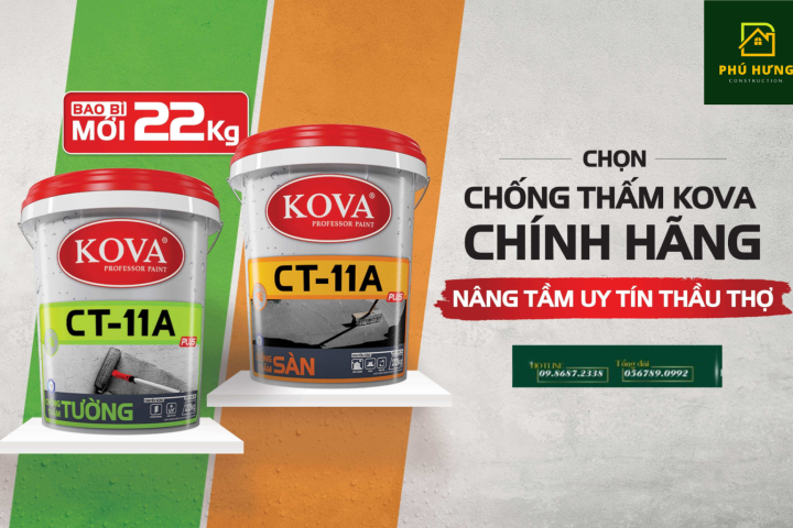 SƠN KOVA- GIẢI PHÁP CHỐNG THẤM HÀNG ĐẦU VIỆT NAM CHO MỌI CÔNG TRÌNH