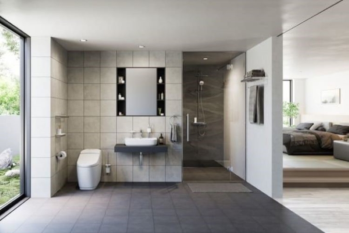 Bộ vòi sen âm tường, sen tắm âm trần hiện đại, cao cấp, tiết kiệm diện tích